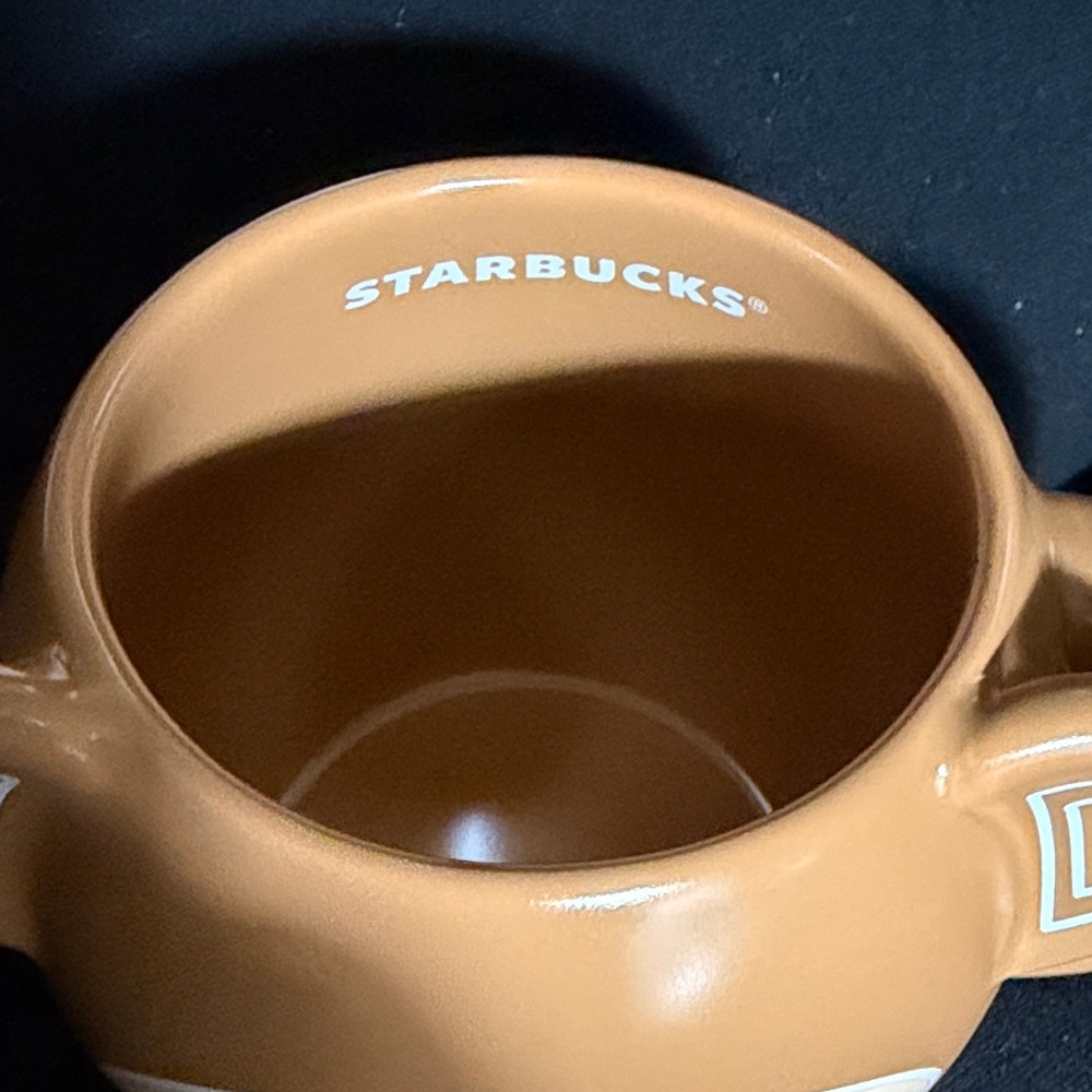 Starbucks Bear Face Mug - Tan NWT - Picture 3 of 4